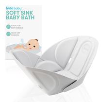 Assento de banho para bebês Frida Baby Soft Sink Bather com almofada de banho