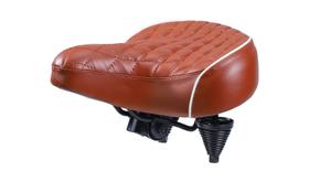 Assento de bicicleta Beach Cruiser FOMAS confortável, extra largo, marrom