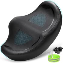 Assento de bicicleta CDYWD Noseless Oversized 24x34x14 cm Comfort Assento de bicicleta CDYWD Noseless Oversized 24x34x14 cm Comfort