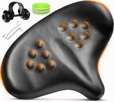 Assento de bicicleta Xmifer King Size 5X Ultra Wide Wing Gel Massage