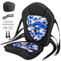Assento de caiaque BenLoc Extra Thick com suporte traseiro com bolsa de armazenamento