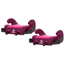 Assento de Carro Booster Diono Solana 2 XL - Pacote com 2 (Rosa)