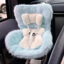 Assento de carro Doll NUJOLI La-bubu Car Air Vent Safety Seat 17 cm