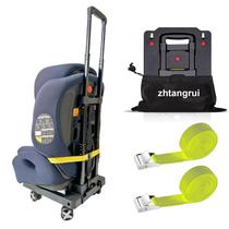 Assento de carro Dolly Zhtangrui para viagens de aeroporto com alça amarela Assento de carro Dolly Zhtangrui para viagens de aeroporto com alça amarela