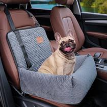Assento de carro para cães BCOCHAO Pet Booster Seat Travel Safety Grey