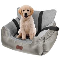 Assento de carro para cães FAREYY para cães pequenos, quente e macio com bolsa de armazenamento