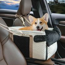 Assento de carro para cães RUONARIER ajustável portátil para cães pequenos Assento de carro para cães RUONARIER ajustável portátil para cães pequenos
