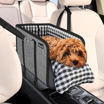 Assento de carro para cães SlowTon Console Portable Braço Booster Grey