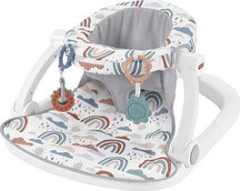Assento de chão sentado-me-up preço de pescador - chuveiros arco-íris, cadeira de bebê portátil com brinquedos Amazon Exclusive