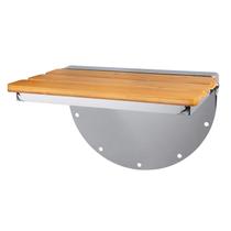 Assento de chuveiro PULSE ShowerSpas 4004-SSP ErgoSeat Teca em Aço Inoxidável Assento de chuveiro PULSE ShowerSpas 4004-SSP ErgoSeat Teca em Aço Inoxidável