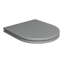 Assento de Poliéster Slow Close Carrara/Level/Lk/Nuova Cinza Fosco Gold Matte - AP.237.GL.MT.86