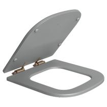 Assento de Poliéster Slow Close Unic Cinza Fosco Corten Matte - AP.217.CT.MT.86 Assento de Poliéster Slow Close Unic Cinza Fosco Corten Matte - AP.217.CT.MT.86