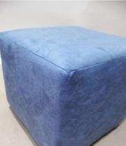 Assento De Puff Cadeira Banco Pequeno Decorativo Suede 25x29 Cm - Barros Baby Store