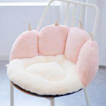 Assento de sofá de pelúcia com design de pata de gato para crianças e adultos