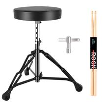 Assento de tambor acolchoado Drum Throne EASTROCK com altura ajustável