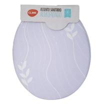 Assento de Vaso Sanitário Acolchoado Estampado Tampa de Privada Banheiro,
