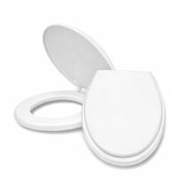 Assento de Vaso Sanitário Almofadado Com Tampa Universal Branco