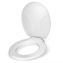 Assento De Vaso Sanitário Universal De Plástico Resistente Branco