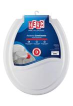Assento De Vaso Sanitário Universal Oval Herc Envelopado Preto,Branco,Bege,Caramelo E Cinza Claro Assento De Vaso Sanitário Universal Oval Herc Envelopado Preto,Branco,Bege,Caramelo E Cinza Claro