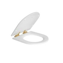 Assento Deca Branco c/ Fixação Gold AP.237.GL.17 Assento Deca Branco c/ Fixação Gold AP.237.GL.17