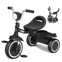 Assento dobrável ajustável para triciclo infantil XJD preto
