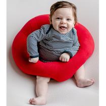 Assento e Almofada de Apoio para Bebê Puff Menina Confort