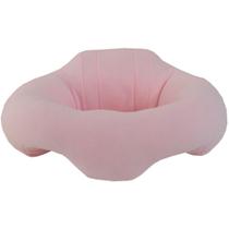 Assento e Almofada de Apoio para Bebê Puff Rosa