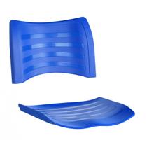 Assento e encosto cadeira plástica