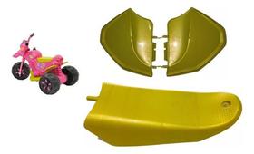 Assento E Para-lama Para Moto Xt3 Bandeirante Rosa Assento E Para-lama Para Moto Xt3 Bandeirante Rosa