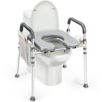 Assento Elevado para Vaso Sanitário zhijiazhi 227 kg com Alças Ajustáveis