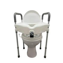 Assento Elevado Regulável Para Vaso Sanitário com Alças Supermedy Assento Elevado Regulável Para Vaso Sanitário com Alças Supermedy