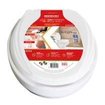 Assento Elevado Slim Almofadado 13,5cm Com Tampa Mebuki