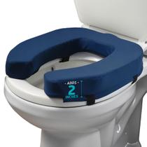 Assento Elevatório para Vaso Sanitário Lunderg Almofadado 5 cm Azul Assento Elevatório para Vaso Sanitário Lunderg Almofadado 5 cm Azul