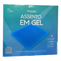 Assento Em Gel Azul Tecido Respirável Tovcare