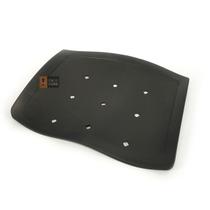 Assento Em Plastico Preto Ergoplax Iso Polipropileno Fixo