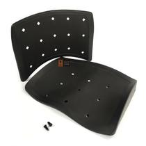 Assento/Encosto Em Plastico Preto Ergoplax Iso Polipropileno