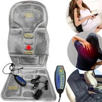 Assento Esteira Massageadora Com Aquecimento Massagem Carro Sofá Cama Cadeira Escritório - Bela Import