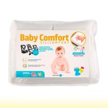 Assento Estofado de Silicomfort Branco para Carrinho/Cadeirinha/Bebê Conforto