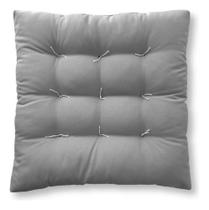 Assento Futon 50X50 Almofada Para Cadeira Ox Cinza Claro