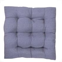 Assento Futon Almofada Grande 60x60cm Estofada Conforto Para Sala, Sofá, Poltrona, Banco, Pallet e Cadeira