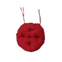 Assento Futton Liso Redondo Decorativo Macio 40cm Cadeira Sofá Pallet Decorativa