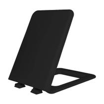 Assento incepa square preto convencional resina termofixo