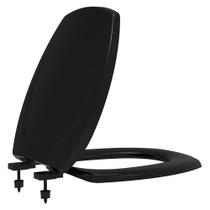 Assento incepa thema preto soft close resina termofixo Assento incepa thema preto soft close resina termofixo