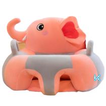 Assento Infantil Almofada Para Bebê Segurança Postura Elefantinho Rosa