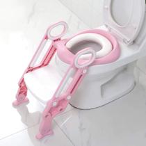 Assento Infantil Escadinha Dobrável Redutor de Assento para Desfralde com Degrau Antiderrapante com 2 ajustes Assento Infantil Escadinha Dobrável Redutor de Assento para Desfralde com Degrau Antiderrapante com 2 ajustes