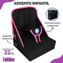 Assento Infantil Portátil Dobrável Cadeirinha Para Bebês de até 22Kg Com Cinto 3PontasTubline