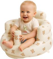 Assento Inflável Para Bebês Inflável Kidino 3 a 36 Meses Cadeira De Alimentação Com Encosto E Apoio Para Bebê Sentar