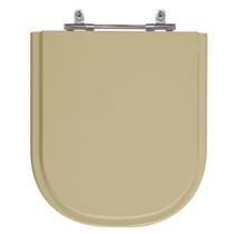 Assento Laque Vogue Plus Bege Castor Tampa Vaso Deca em MDF Assento Laque Vogue Plus Bege Castor Tampa Vaso Deca em MDF