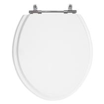 Assento Laqueado Aries Branco Tampa para Vaso Eternit em Mdf