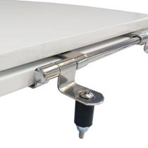 Assento Laqueado Ascot Branco Neve Tampa Para Vaso Ideal Mdf